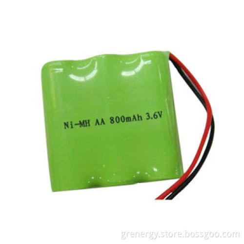3.6V 800mAh Nickel Metal Hydride Battery Pack, AA Size, for Cordless Phone, Radio Products